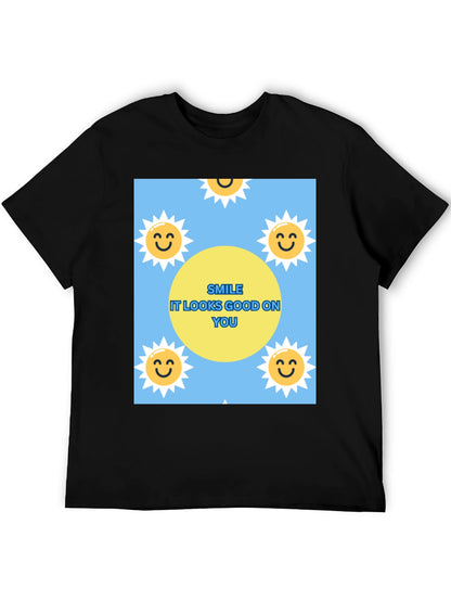Smile Graphic T-Shirt: Looks Good On You