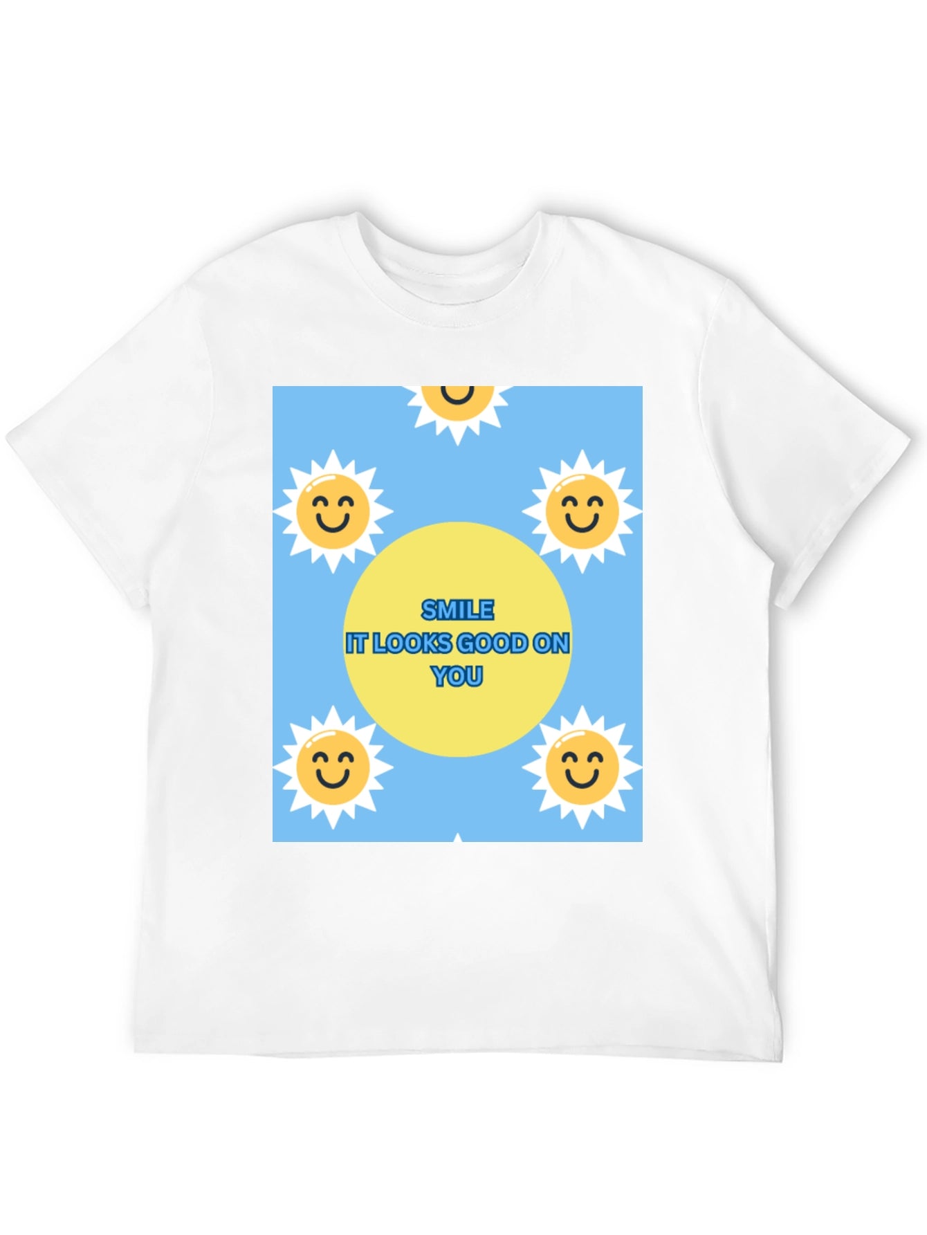 Smile Graphic T-Shirt: Looks Good On You