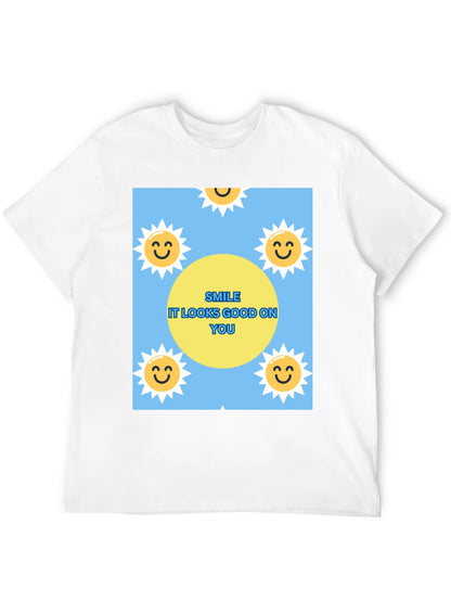 Smile Graphic T-Shirt: Looks Good On You