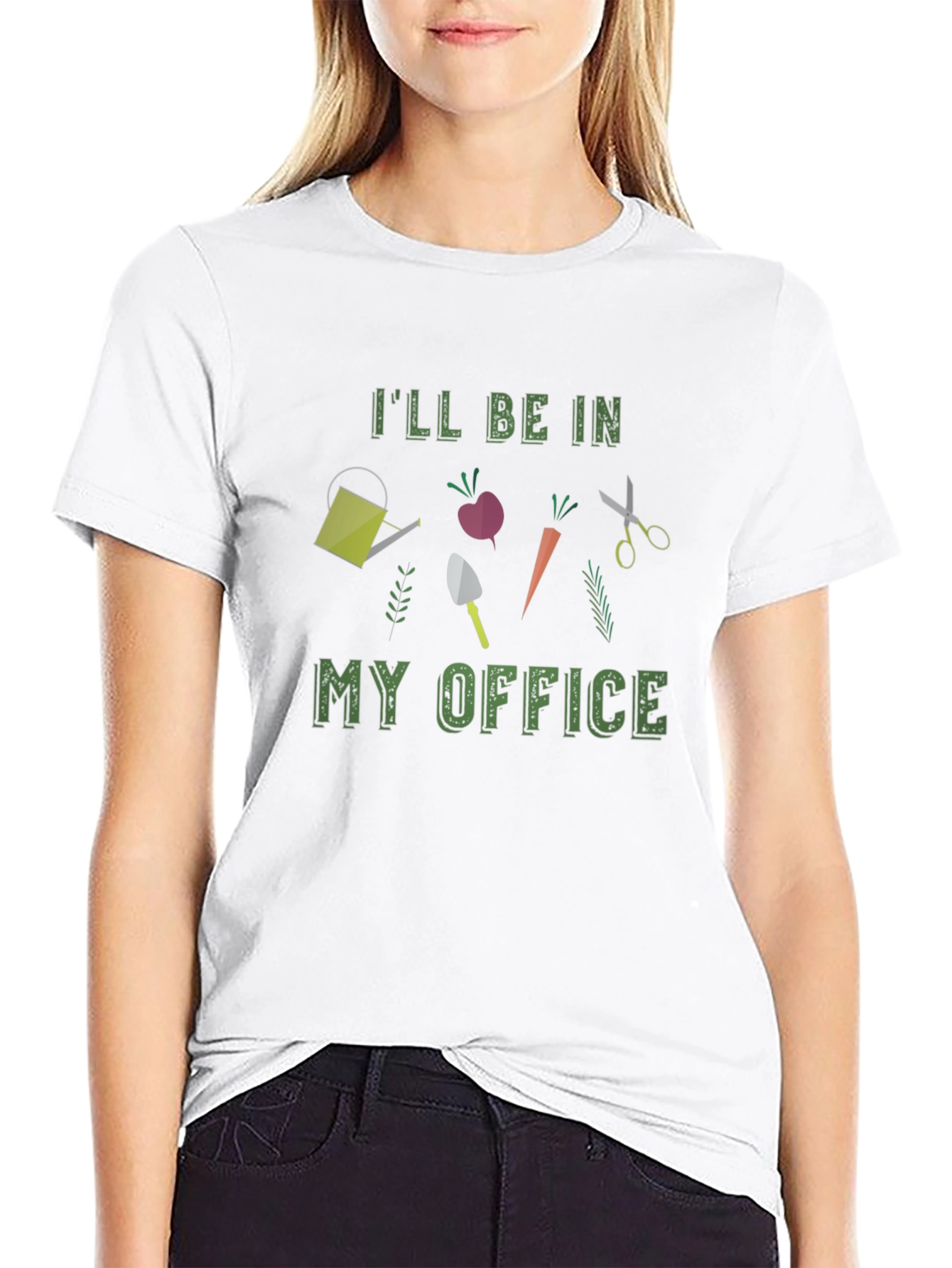 Gardening Office T-Shirt Gardener Gift