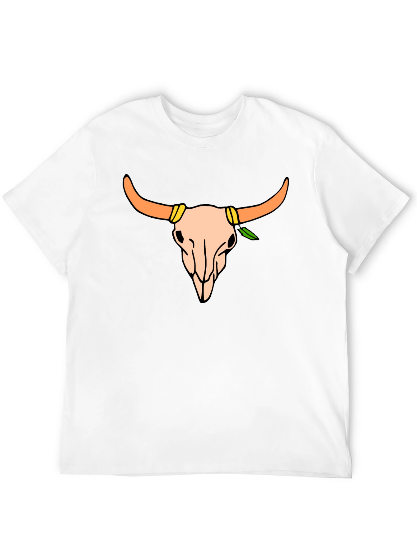 Skull Graphic Tee - Western Style Black T-Shirt