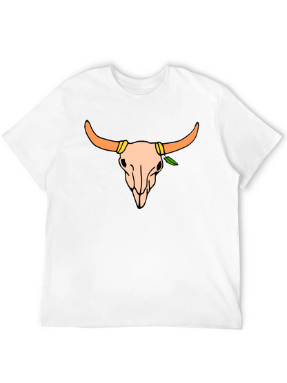 Skull Graphic Tee - Western Style Black T-Shirt