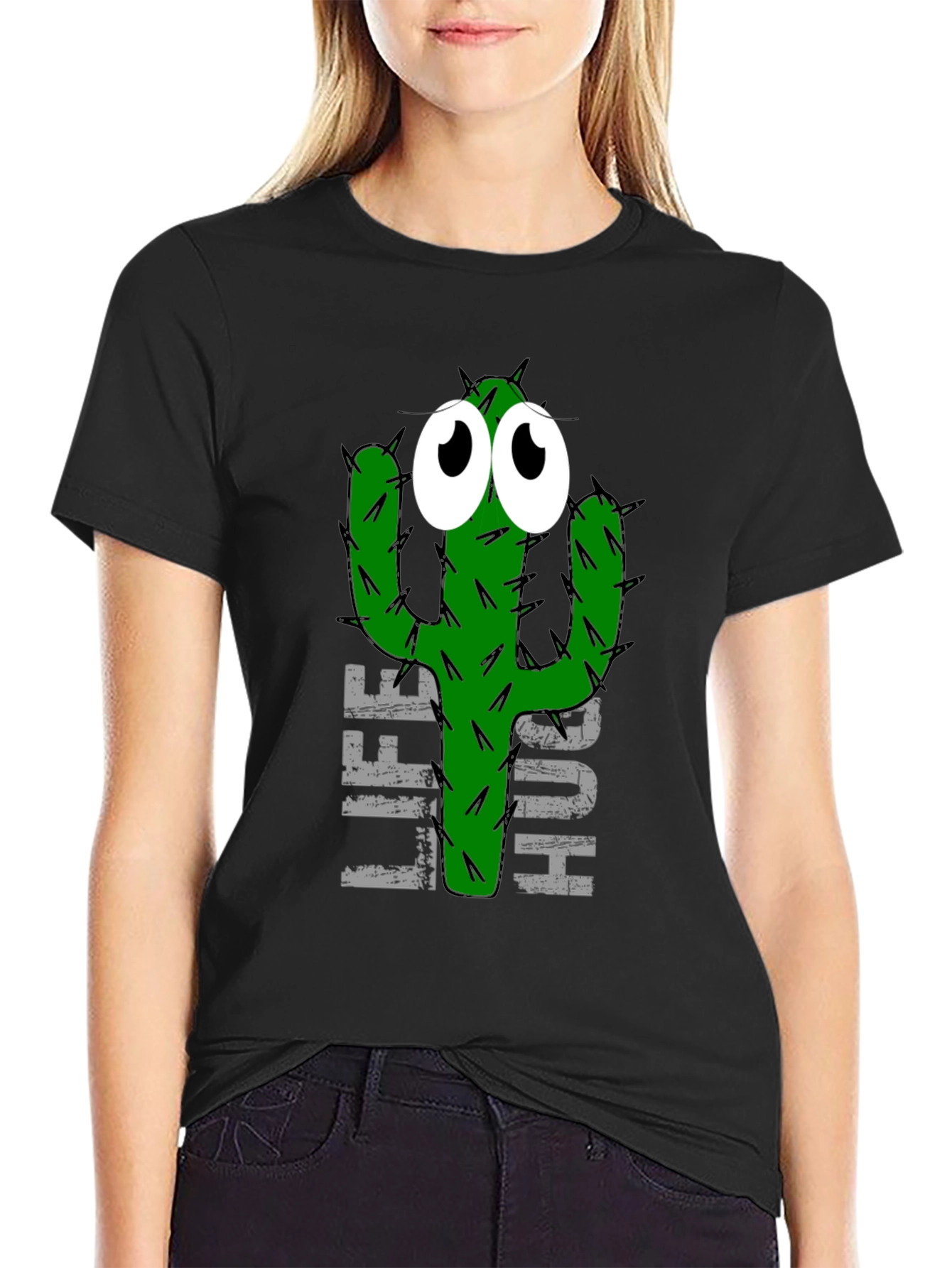 Life Hug Cactus Graphic Tee