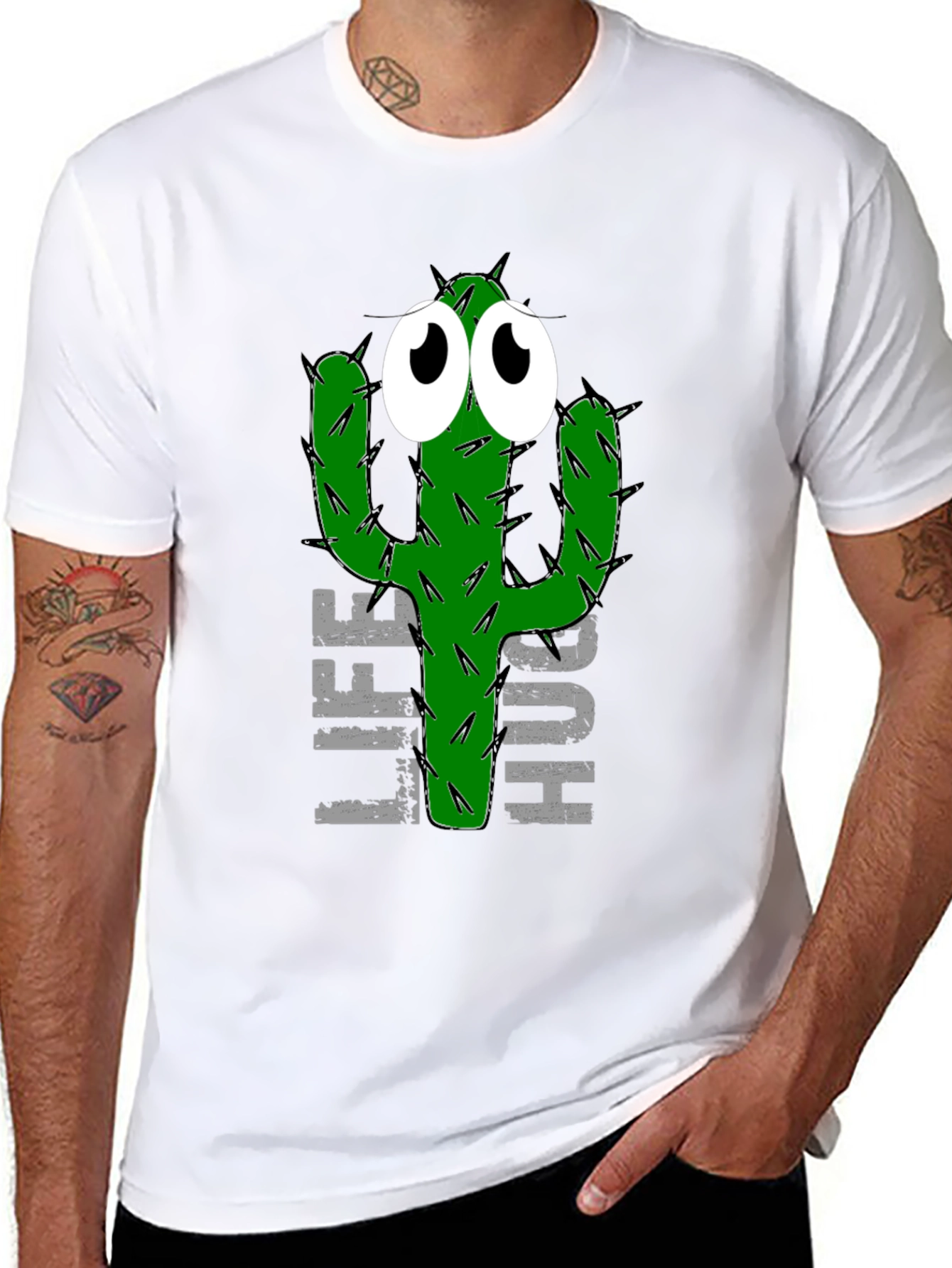 Life Hug Cactus Graphic Tee