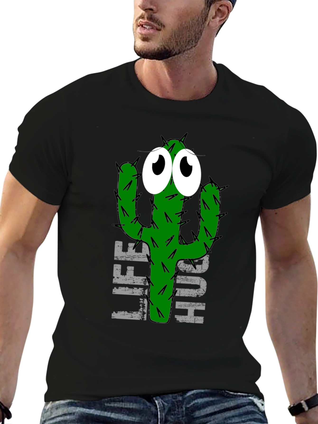 Life Hug Cactus Graphic Tee