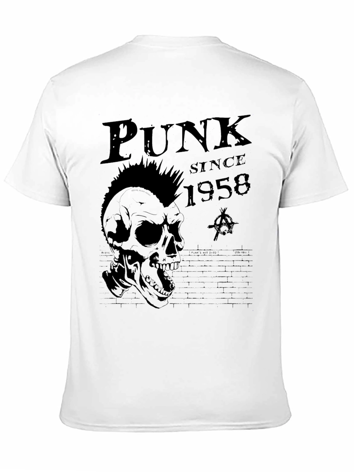 Punk Since 1958 Black T-Shirt