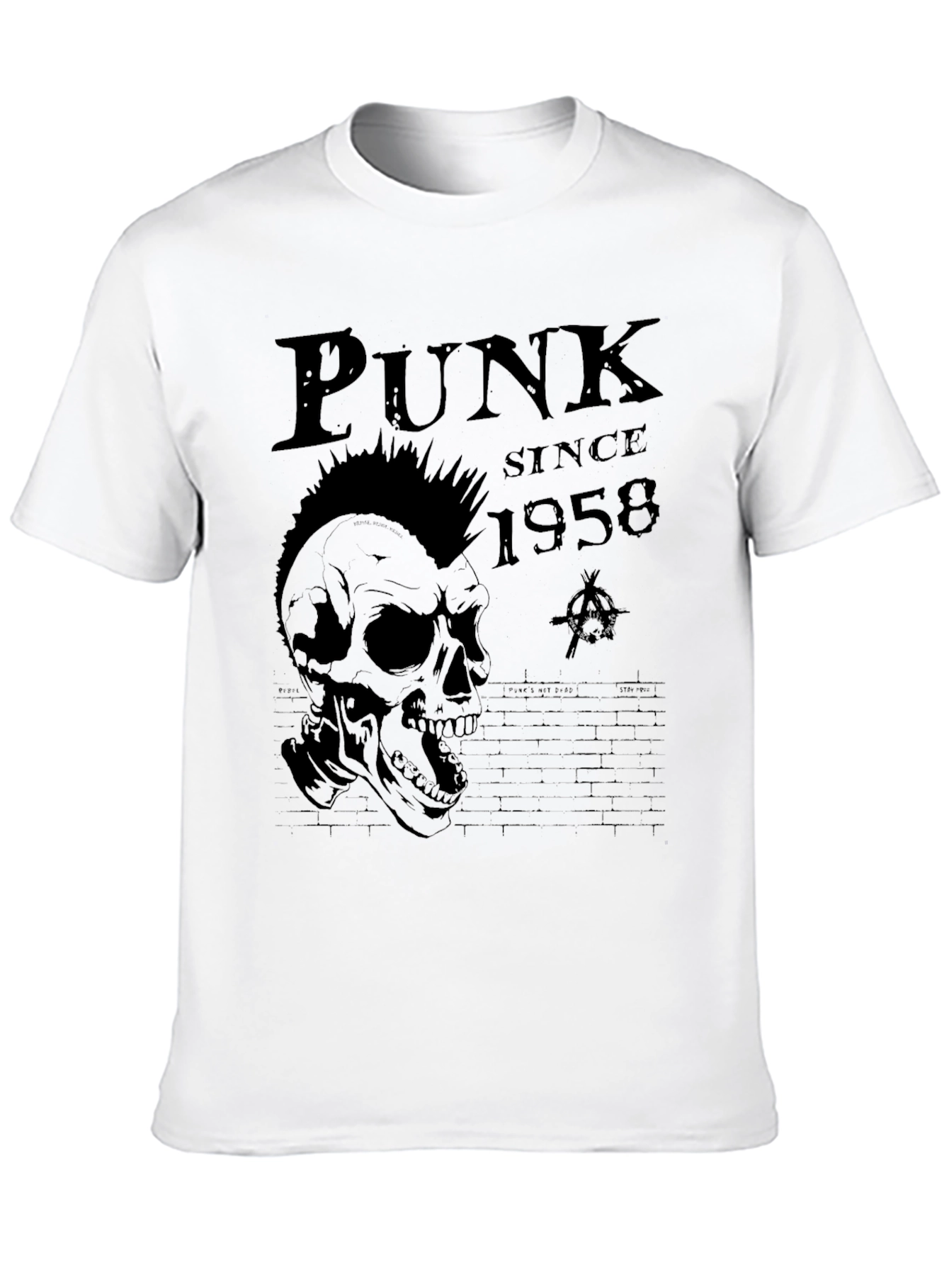 Punk Since 1958 Black T-Shirt