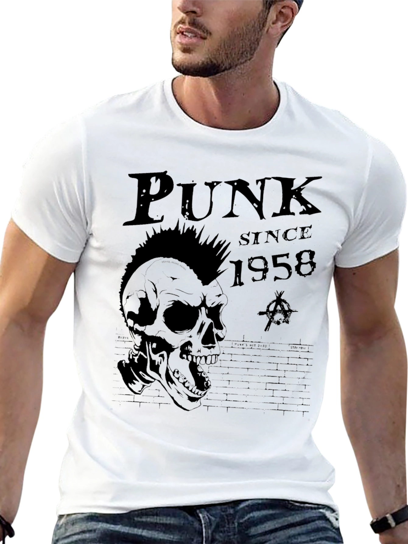 Punk Since 1958 Black T-Shirt