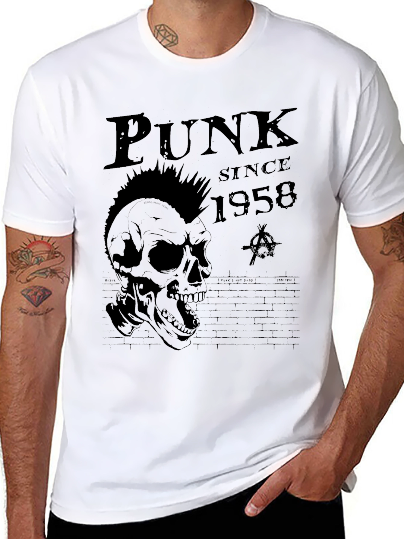 Punk Since 1958 Black T-Shirt