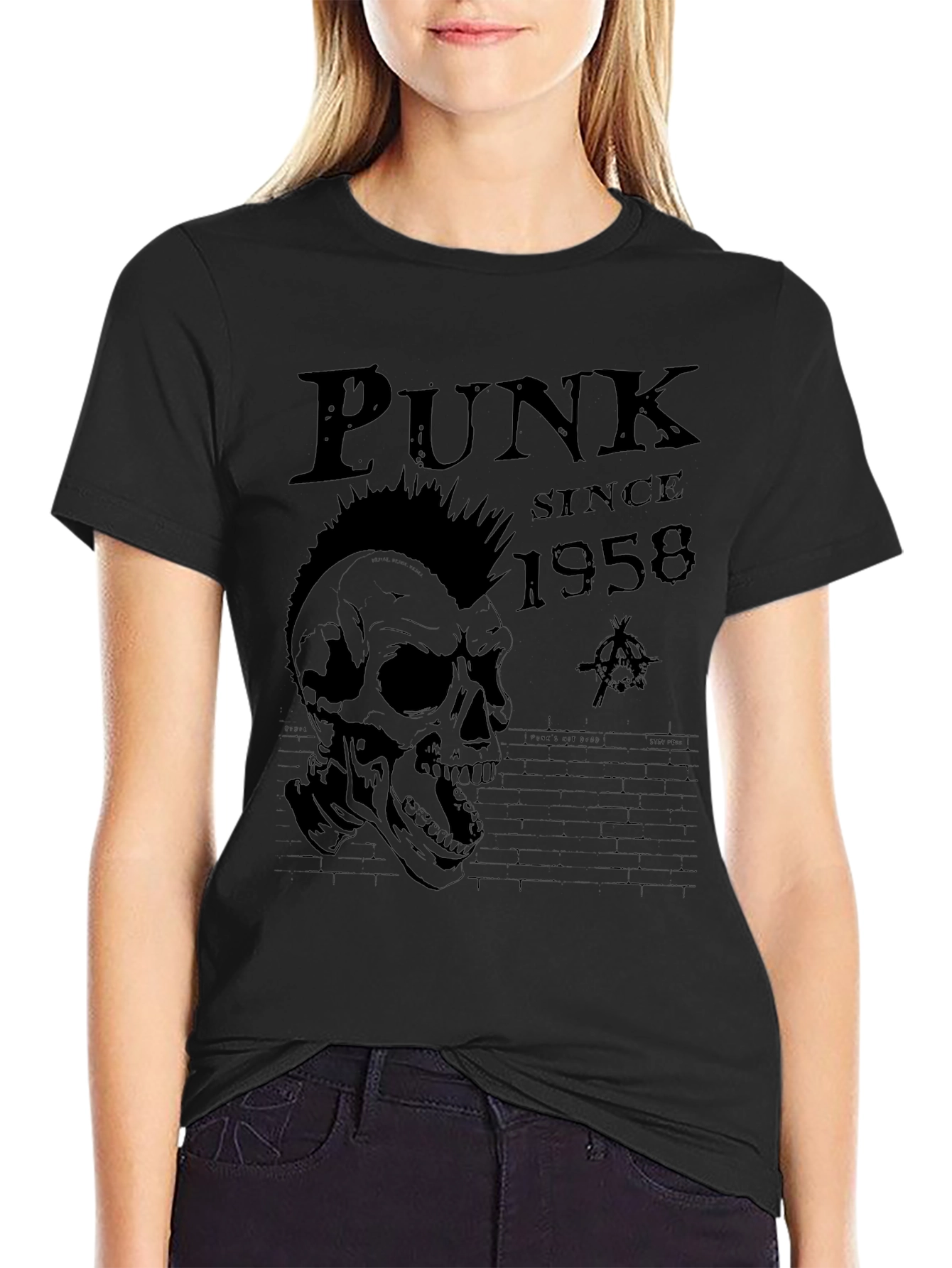 Punk Since 1958 Black T-Shirt