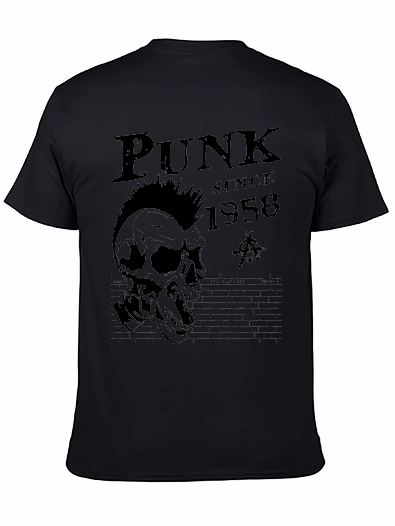 Punk Since 1958 Black T-Shirt