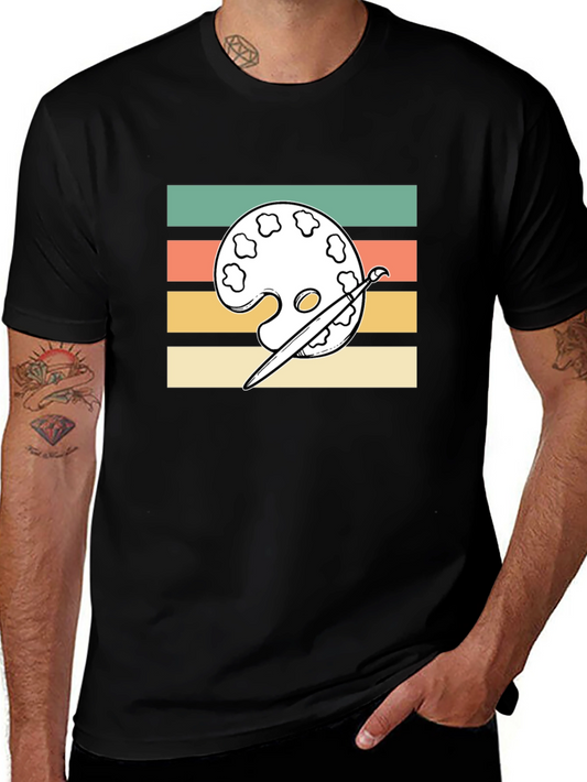 Retro Artist Palette T-Shirt - Painters Tee
