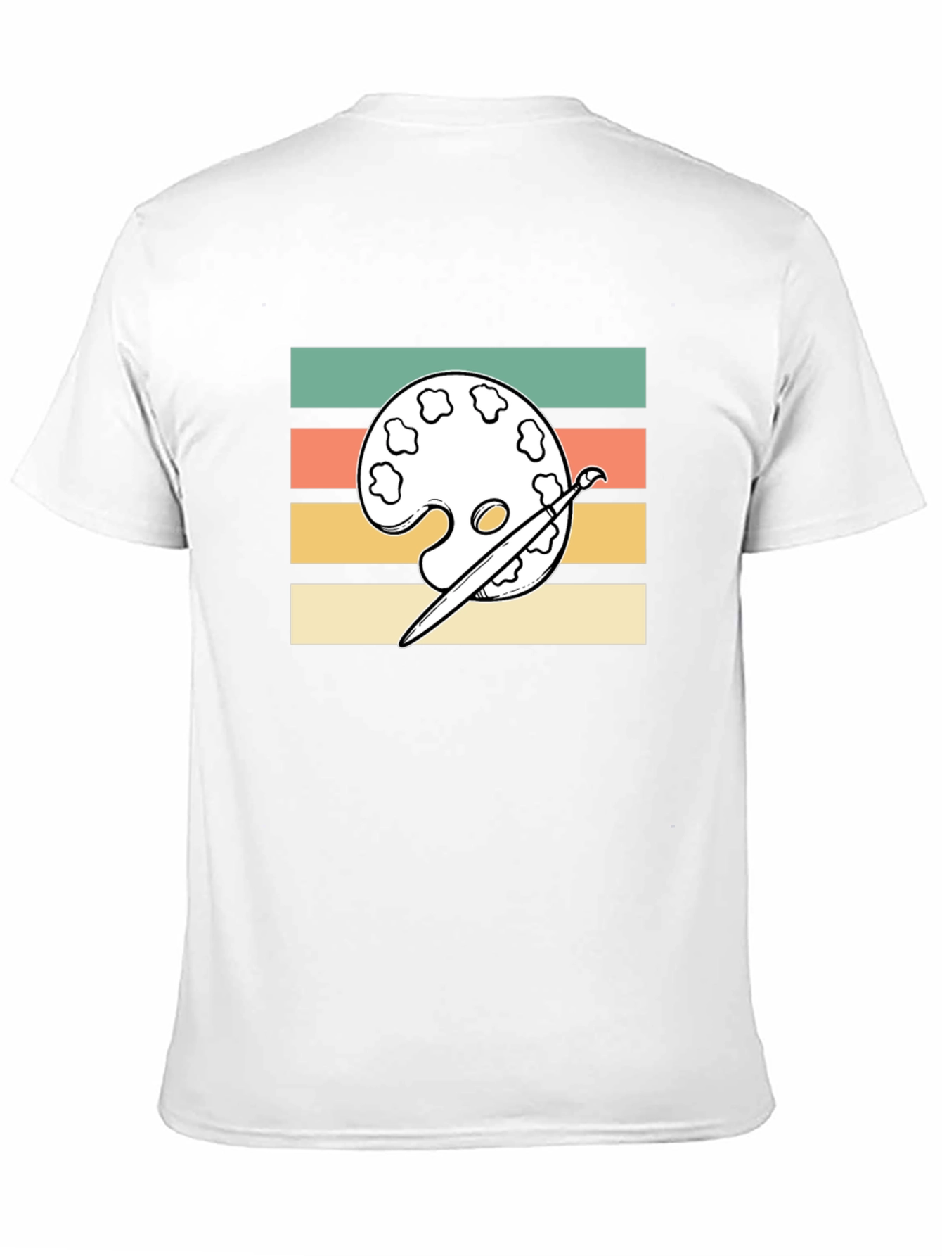 Retro Artist Palette T-Shirt - Painters Tee