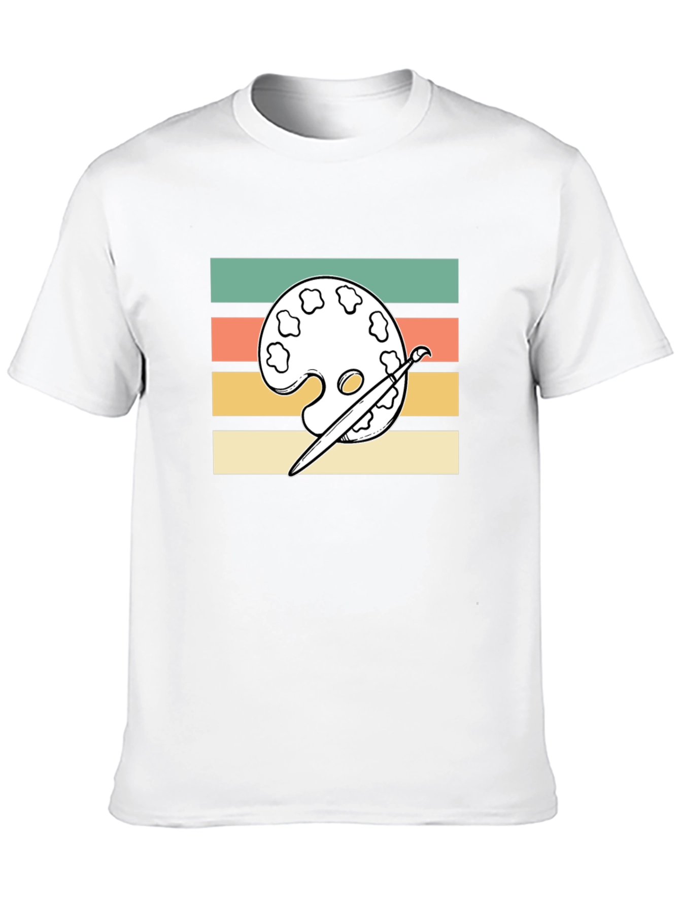 Retro Artist Palette T-Shirt - Painters Tee