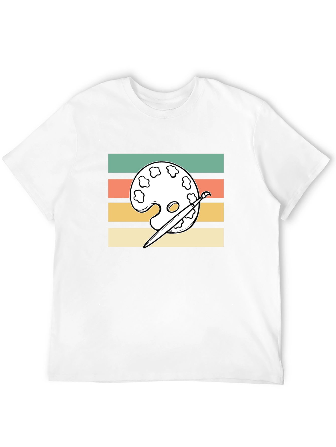 Retro Artist Palette T-Shirt - Painters Tee