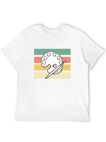 Retro Artist Palette T-Shirt - Painters Tee