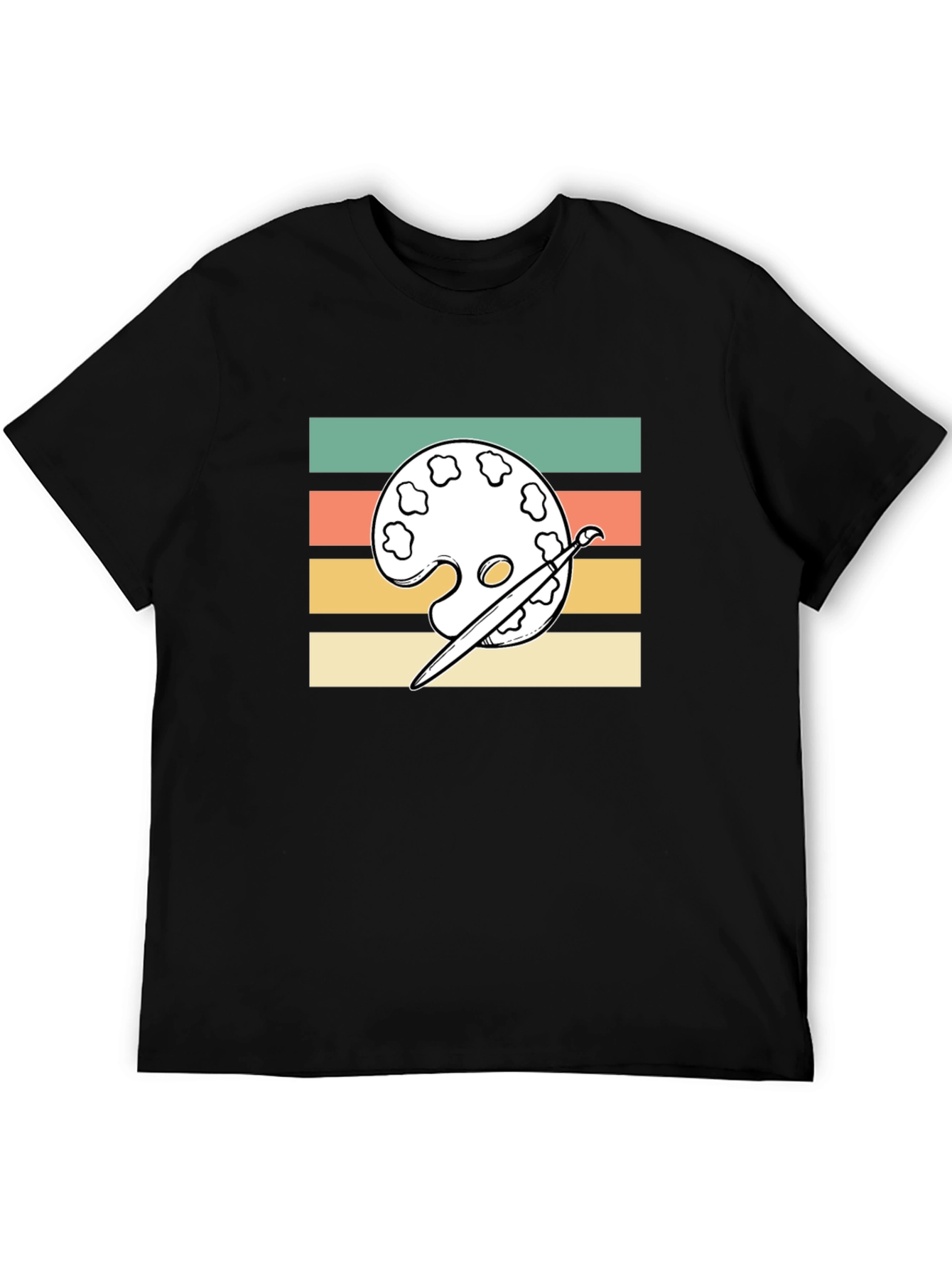 Retro Artist Palette T-Shirt - Painters Tee