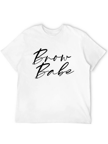 Brow Babe Black Graphic Tee