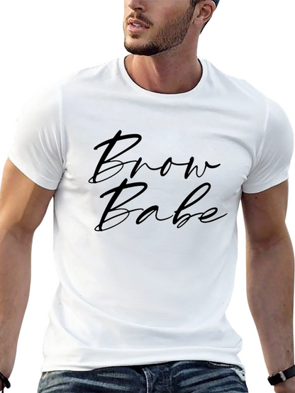 Brow Babe Black Graphic Tee