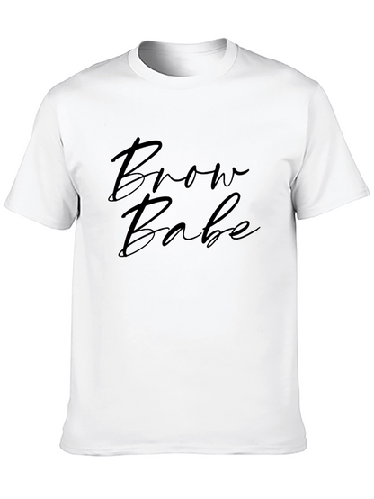 Brow Babe Black Graphic Tee