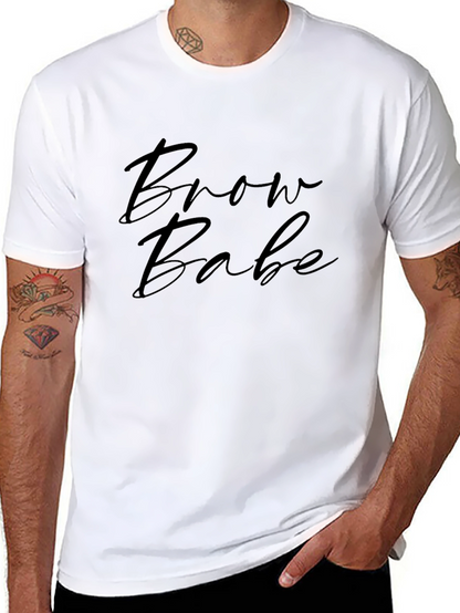 Brow Babe Black Graphic Tee