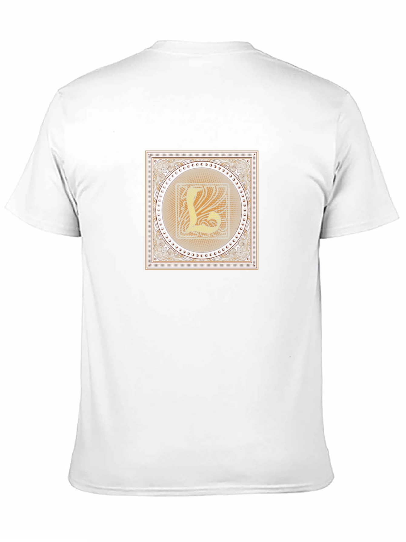 Ornate Letter L Graphic T-Shirt
