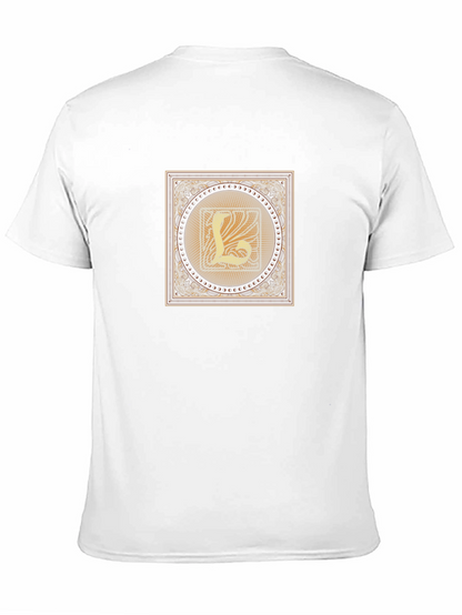 Ornate Letter L Graphic T-Shirt