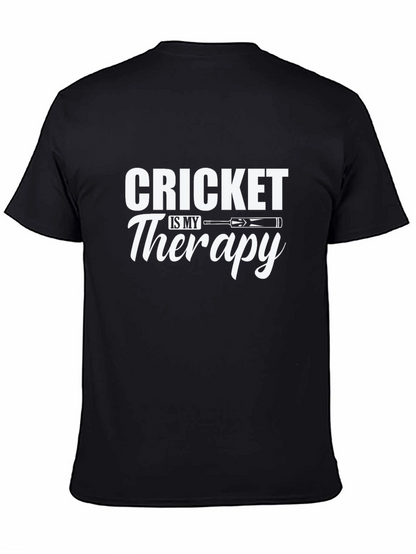 Cricket is My Therapy T-Shirt
