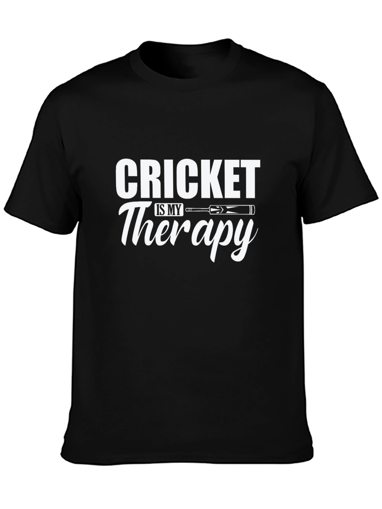 Cricket is My Therapy T-Shirt