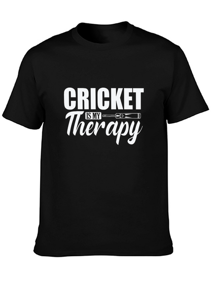 Cricket is My Therapy T-Shirt