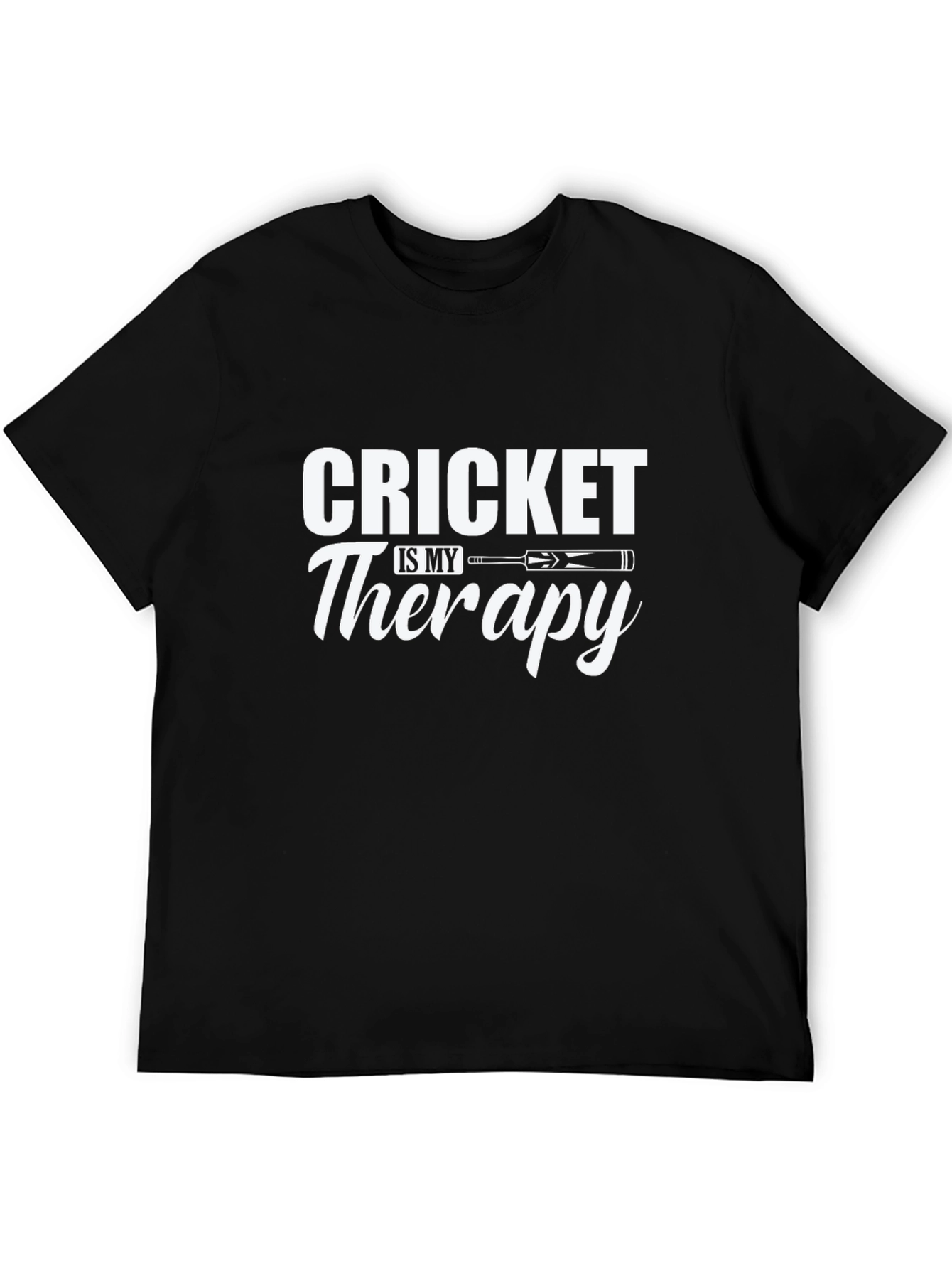 Cricket is My Therapy T-Shirt