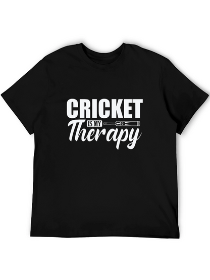 Cricket is My Therapy T-Shirt