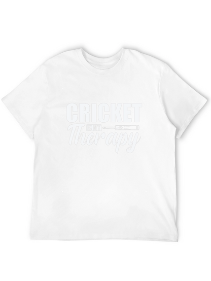 Cricket is My Therapy T-Shirt