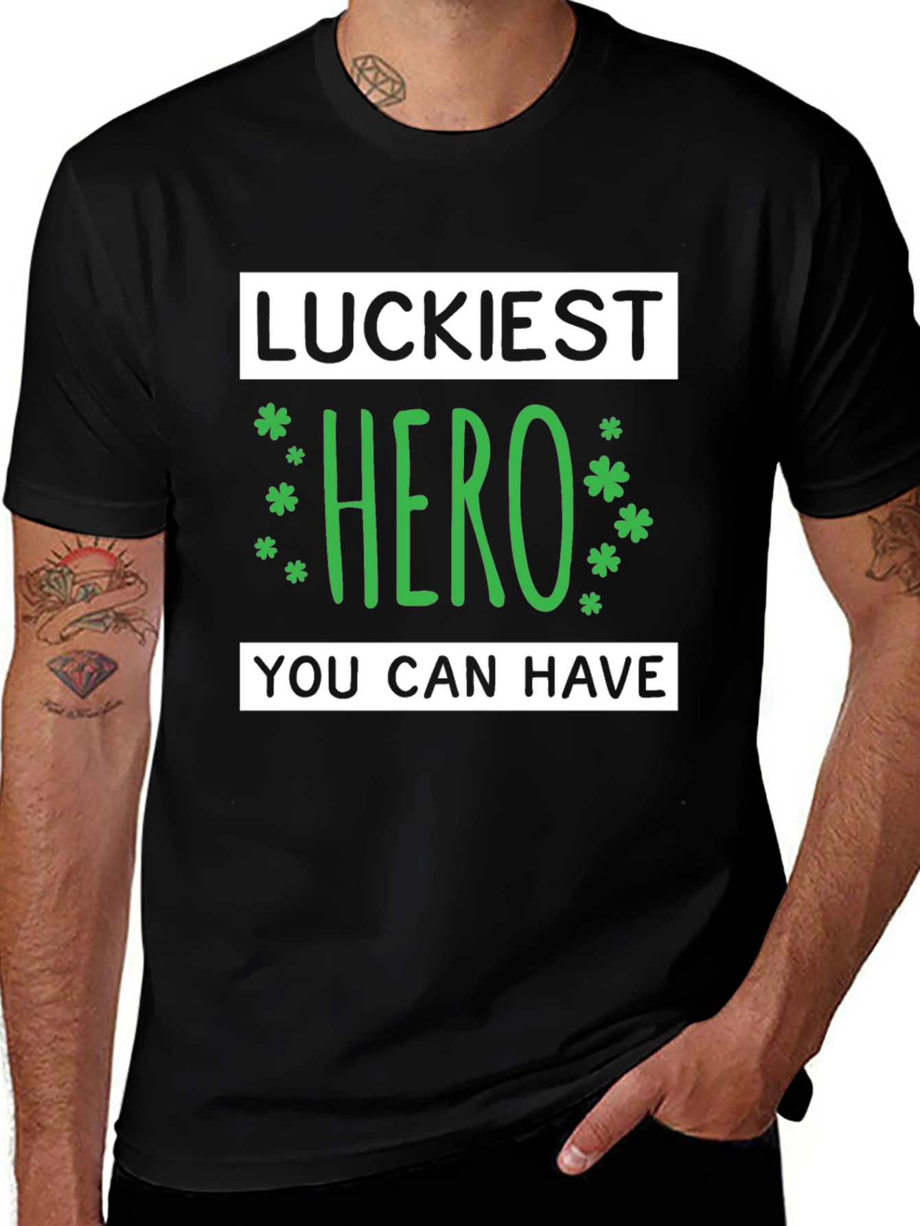 Luckiest Hero Graphic Tee - St. Patricks Day