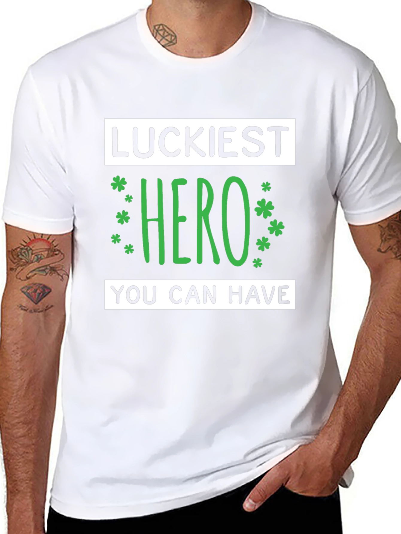 Luckiest Hero Graphic Tee - St. Patricks Day
