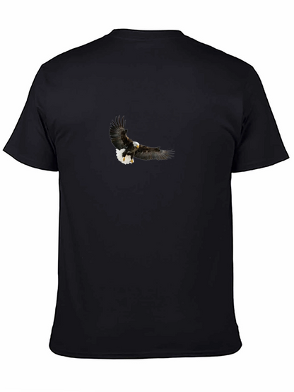Bald Eagle Graphic Black T-Shirt