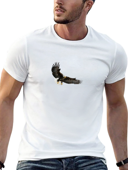 Bald Eagle Graphic Black T-Shirt