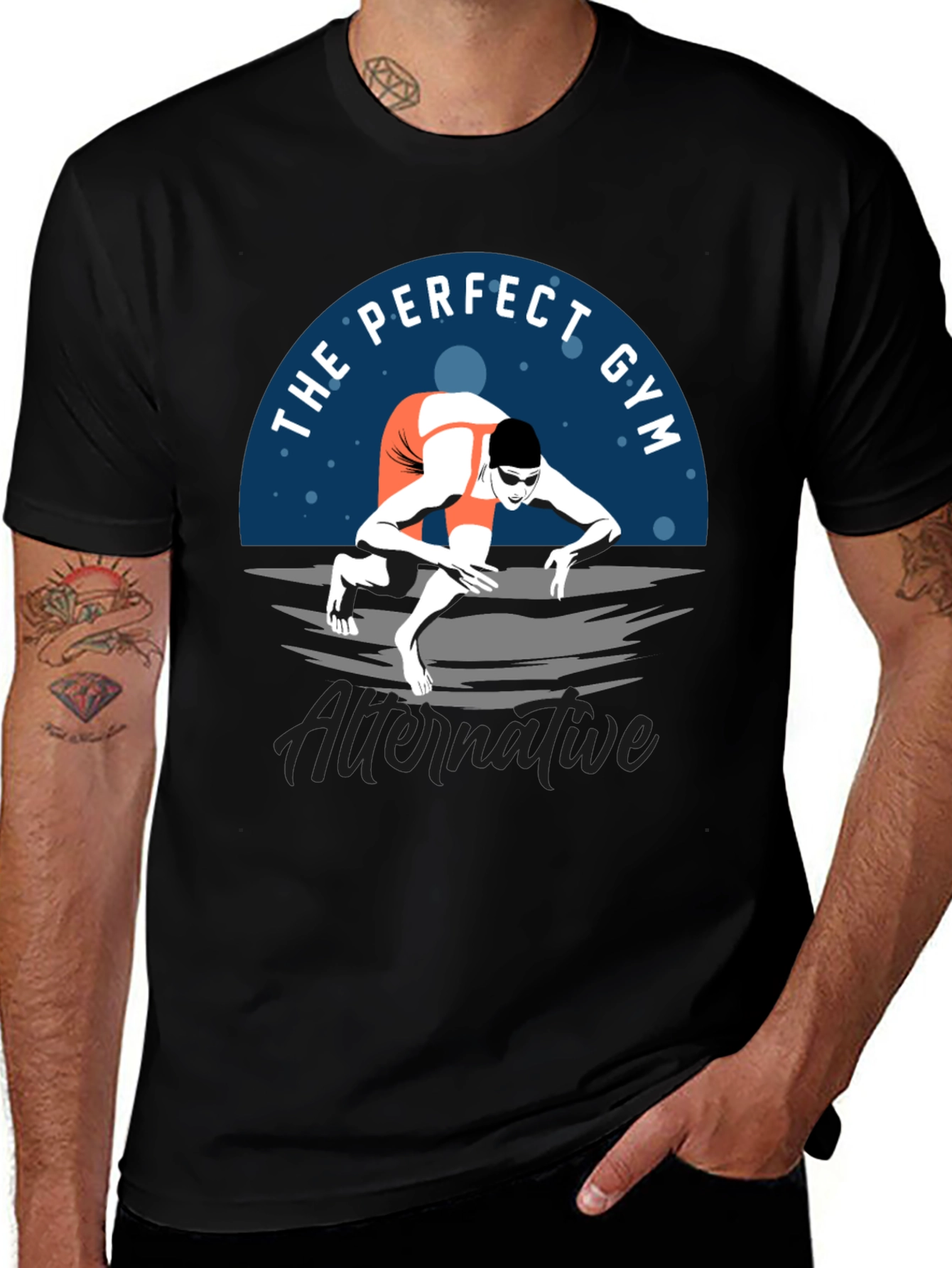 The Perfect Gym Alternative Black T-Shirt