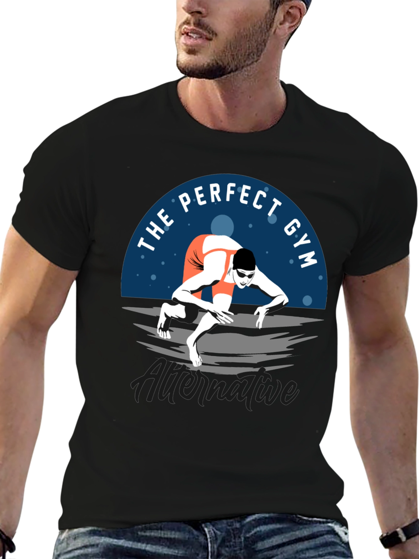 The Perfect Gym Alternative Black T-Shirt