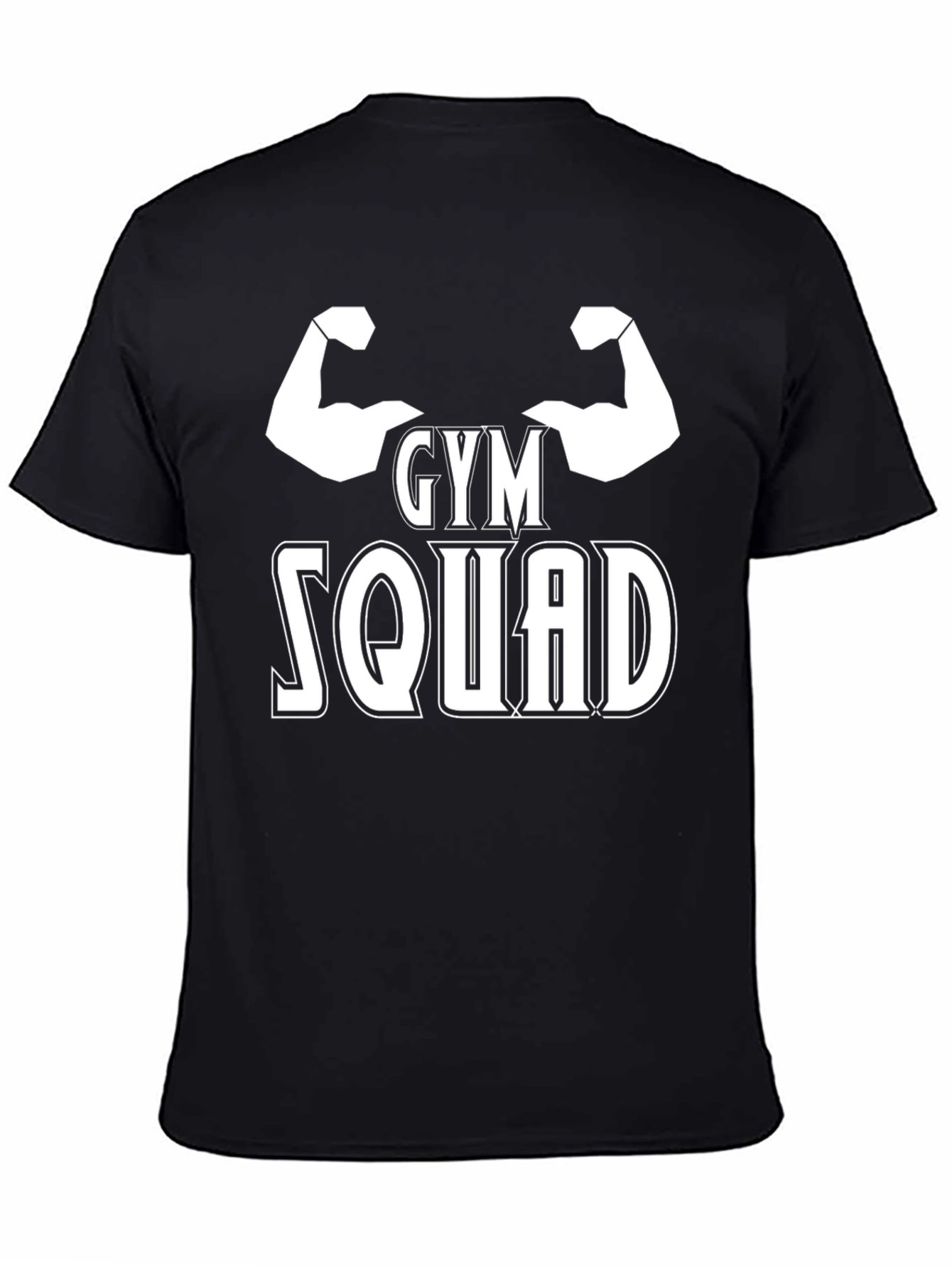 Gym Squad Graphic T-Shirt - Black