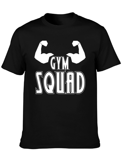 Gym Squad Graphic T-Shirt - Black