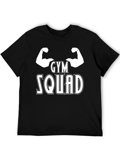 Gym Squad Graphic T-Shirt - Black