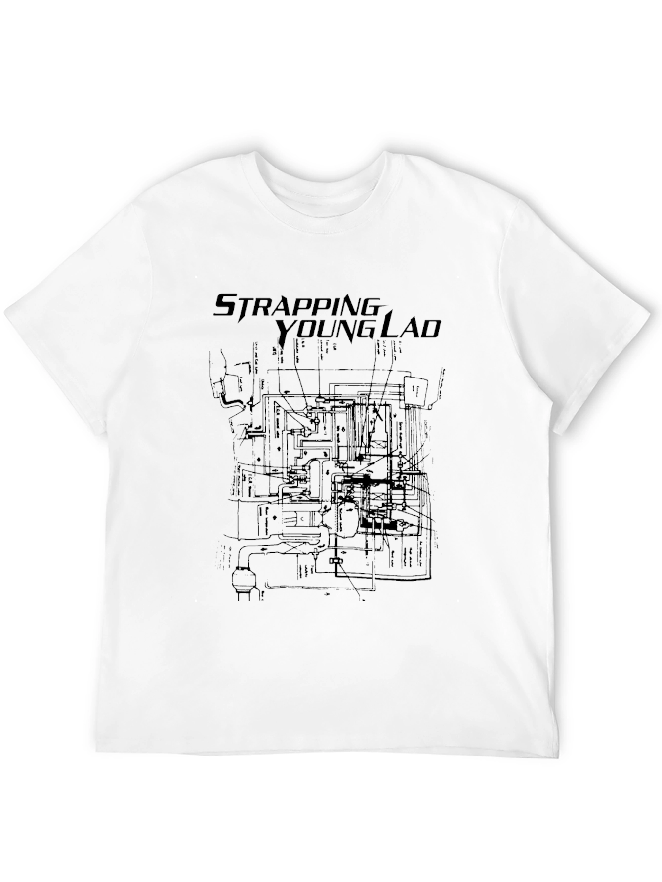 Strapping Young Lad Black Graphic Tee