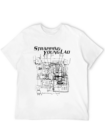 Strapping Young Lad Black Graphic Tee