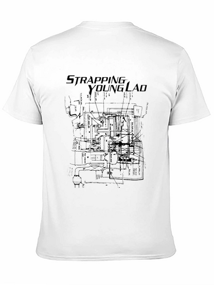 Strapping Young Lad Black Graphic Tee