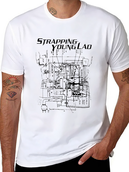 Strapping Young Lad Black Graphic Tee