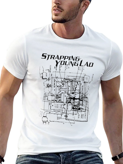 Strapping Young Lad Black Graphic Tee