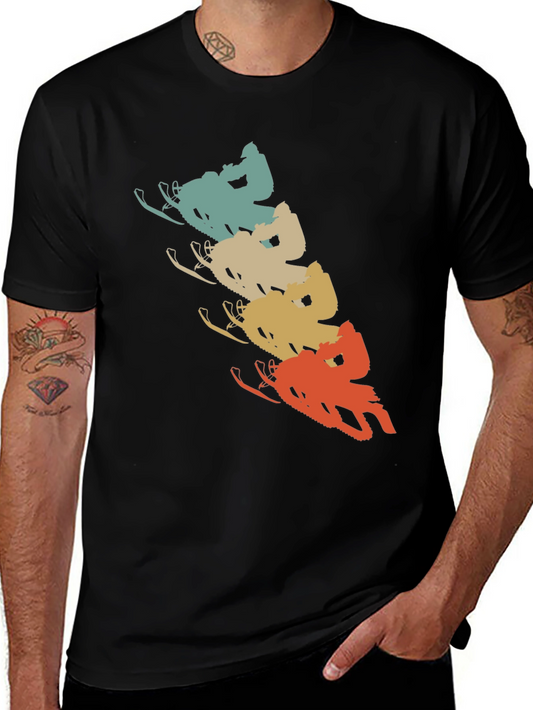 Retro Snowmobile T-Shirt
