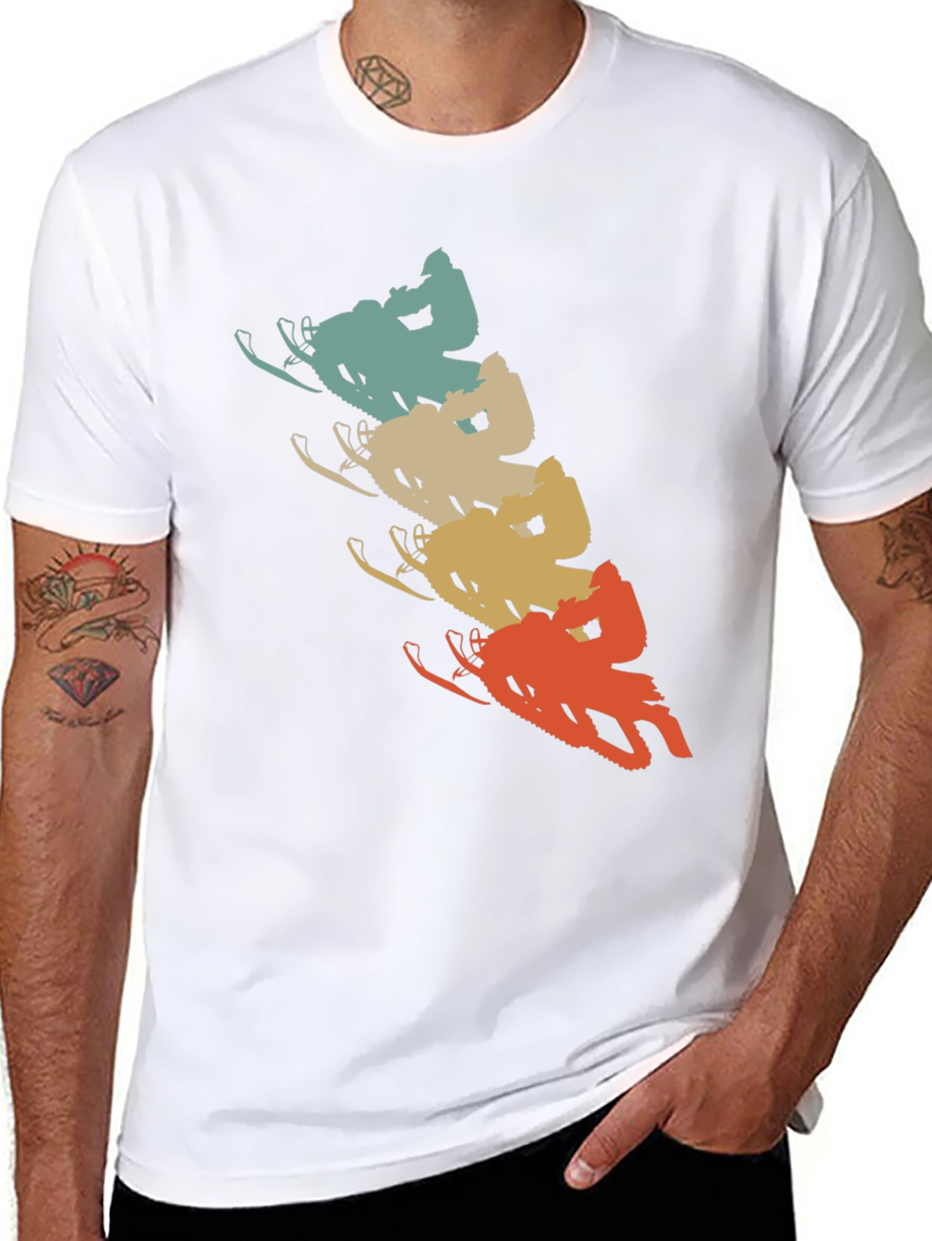 Retro Snowmobile T-Shirt