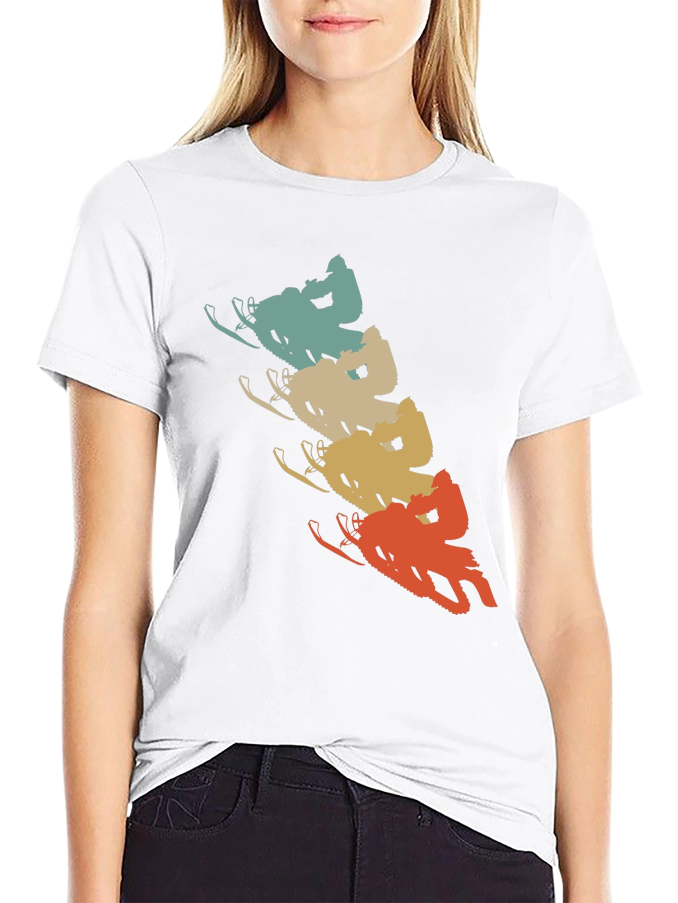 Retro Snowmobile T-Shirt